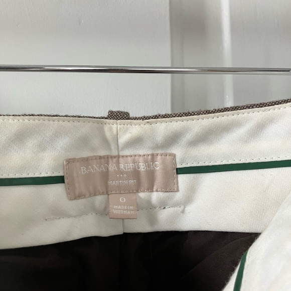 Women’s Banana Republic Brown wool blend Pants - Picture 4 of 5